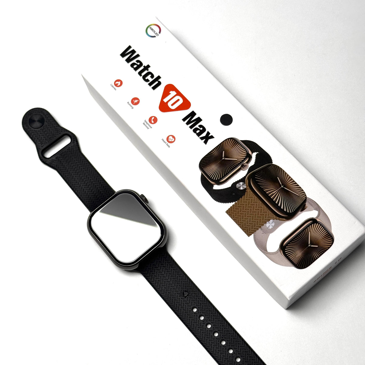Watch 10 Max - Series 10 Latest Edition (Plus 2 Free Straps)